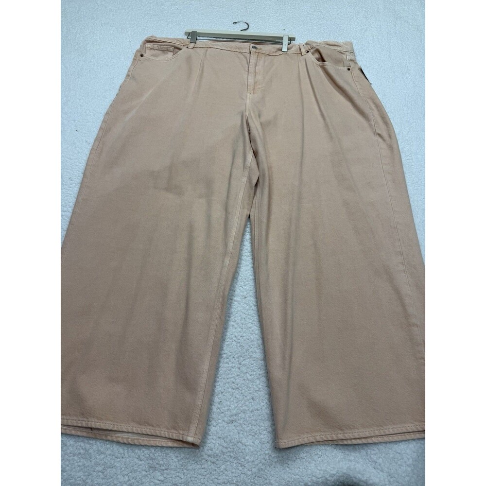 Old Navy Jeans Pants Wide Leg Baggy Mauve Retro Boho Vacay Y2K Size 26 Plus NWT
